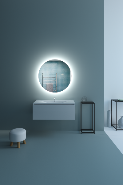 Фото зеркало sanvit сириус 70 см led zsirius70