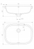 Фото раковина встраиваемая arrow 40 см ap41008c