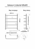 Фото электрический полотенцесушитель indigo embrace 60/40 lcee60-40r