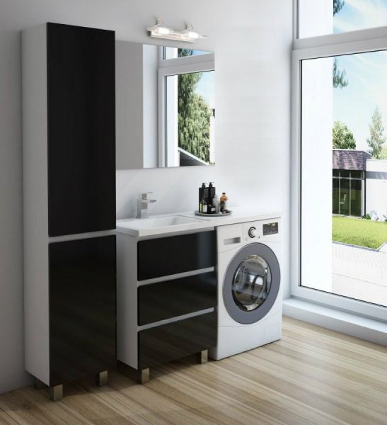 Фото тумба под стиральную машину эстет dallas luxe 100 см l/r фр-00002317