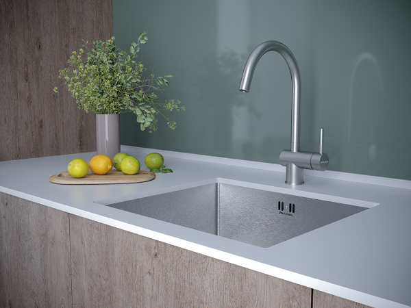 Фото смеситель для кухни paulmark bend be212066-ss