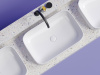 Фото раковина накладная ceramicanova element 60.5 см, цвет: белый cn6053