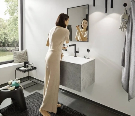 Фото смеситель для раковины hansgrohe finoris 76063670