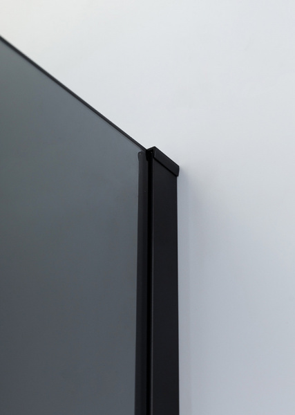 Фото душевое ограждение cezares slider-ah-2-70/80-80/90-grigio-nero 80x70 см