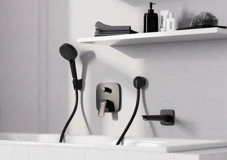 Фото смеситель для ванны hansgrohe logis 71405670