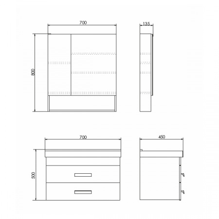 Фото тумба с раковиной comforty никосия 70 см 00-00008855