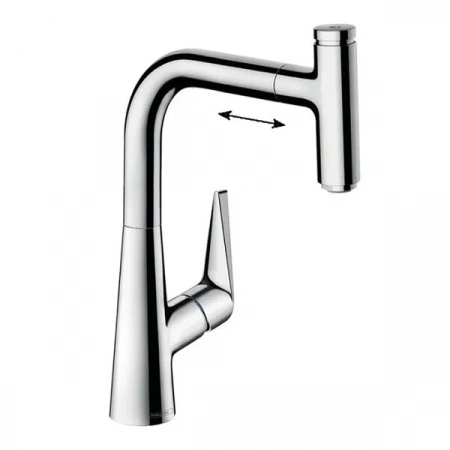 Фото смеситель для кухонной мойки hansgrohe talis select 73852000