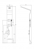 Фото душевая панель с гидромассажем taliente a05 ta-g-a05b/bb+s