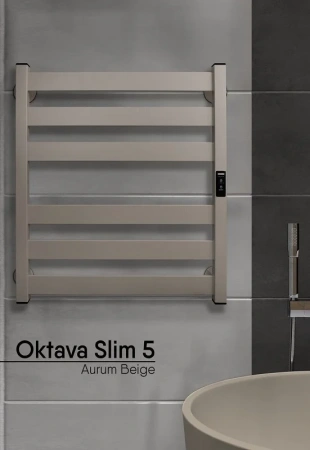 Фото электрический полотенцесушитель indigo oktava slim 60/50 без полки lсloks5e60-50abert