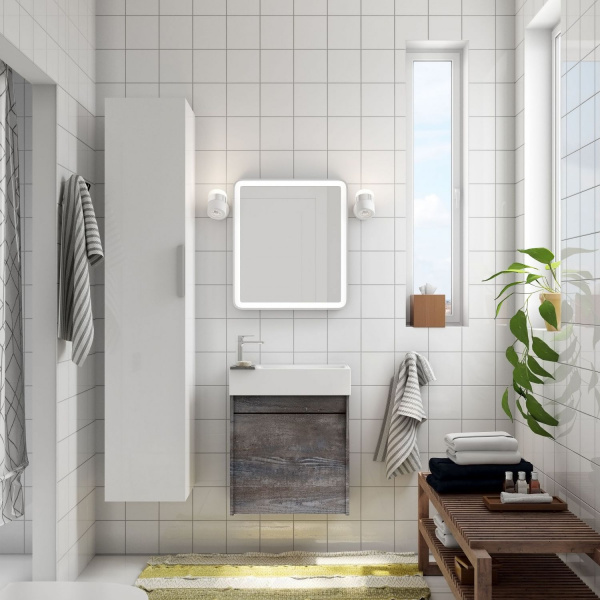 Фото тумба под раковину art&max family 50 см family-500-1d-so-pe
