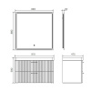 Фото тумба с раковиной comforty ангара 91 см 00-00021036