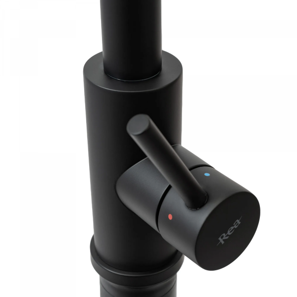 Фото смеситель для кухни rea fresh black mat rea-b9147