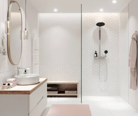 Фото душевая стойка hansgrohe pulsify 24240000