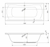 Фото акриловая ванна cezares arena 180x80 см
