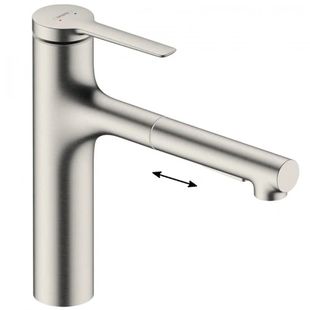 Фото смеситель для кухонной мойки hansgrohe zesis 74801800