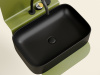 Фото раковина накладная ceramicanova element 60.5 см, цвет: черный cn6053mb