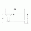 Фото держатель для туалетной бумаги duravit starck t 99374600 цвет: черный