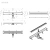 Фото душевой трап am.pm masterflow 80 см w01sc-p11-080-01bm