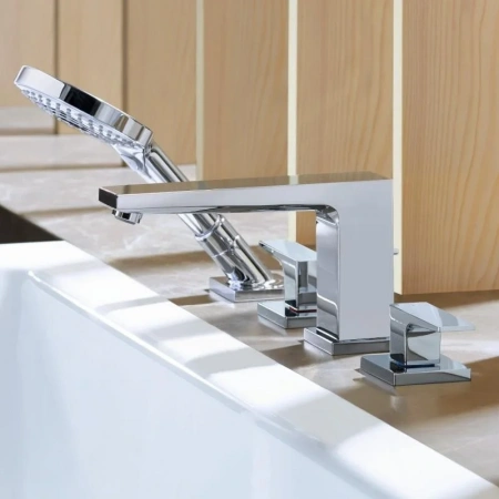 Фото смеситель на борт ванны hansgrohe metropol 32552000
