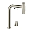 Фото смеситель для кухонной мойки hansgrohe metris select 73818800