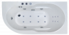 Акриловая ванна Royal Bath Azur De Luxe RB614202DL-R 160x80 см