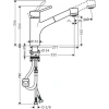 Фото смеситель для кухонной мойки hansgrohe talis 32845000