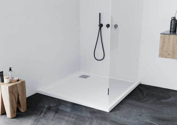 Фото поддон taliente 100x100 см pta-st-100wstone