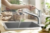 Фото смеситель для кухонной мойки hansgrohe zesis 74803000