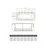 Фото акриловая ванна relisan eco plus прага 170x70 см гл000015195