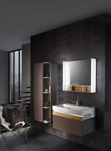 Фото пенал подвесной jacob delafon terrace 50 см, eb1179g-n23 l, цвет: ледяной коричневый