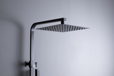 Фото душевая стойка allen brau infinity 5.21029-31 черный матовый