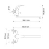 Фото смеситель для ванны wasserkraft rossel 2802l