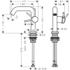 Фото смеситель для раковины hansgrohe tecturis s 73320000