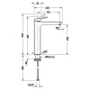 Фото смеситель для раковины duravit circle wa1040002c10