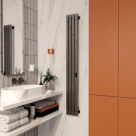 Фото электрический полотенцесушитель indigo style 4 pro 150/18 lspre150-18gfmrt