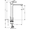 Фото смеситель для раковины hansgrohe rebris s 72580000