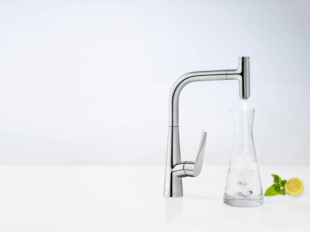 Фото смеситель для кухни hansgrohe talis select s 72821800