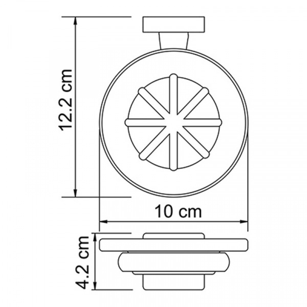 Фото мыльница стеклянная wasserkraft lippe k-6529