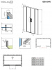 Фото душевая дверь radaway idea dwd 140 см 387124-01-01