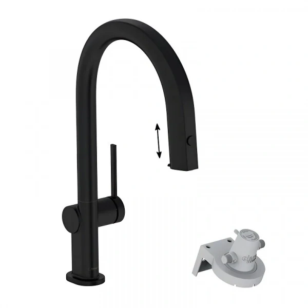 Фото смеситель для кухонной мойки hansgrohe aqittura 76803670