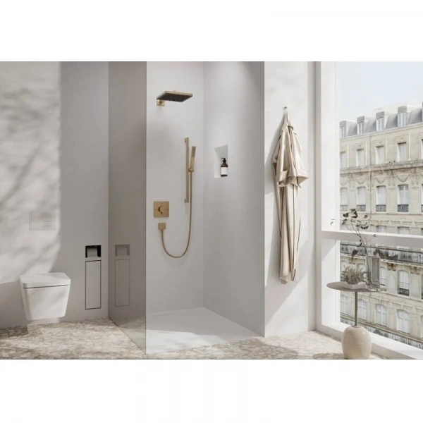Фото термостатический смеситель для душа hansgrohe shower select comfort e 15572140