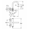 Фото смеситель для ванны grohe atrio new 32652dc3, цвет: сталь