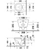 Фото унитаз подвесной безободковый duravit d-neo 37 см 2577098900