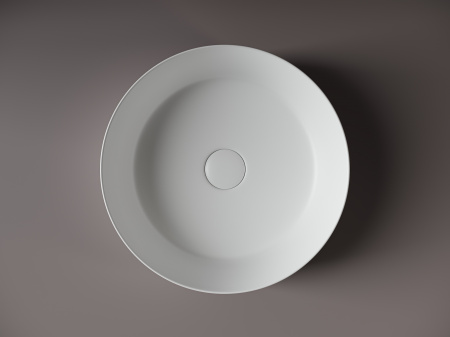 Фото раковина накладная ceramicanova element 39 см, цвет: белый cn6022mw
