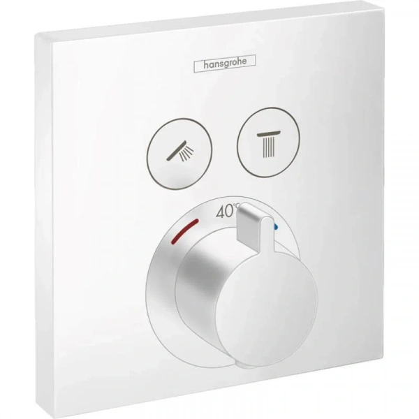 Фото термостатический смеситель для душа hansgrohe shower select 15763700